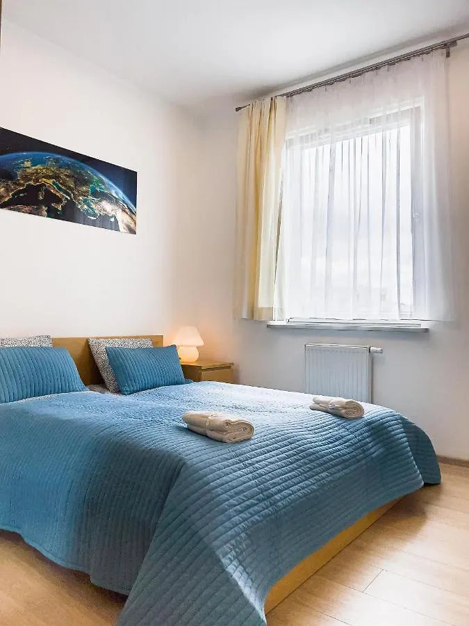 Apartament Aon Zodiak 10 Min Od Plazy, Parking 그단스크
